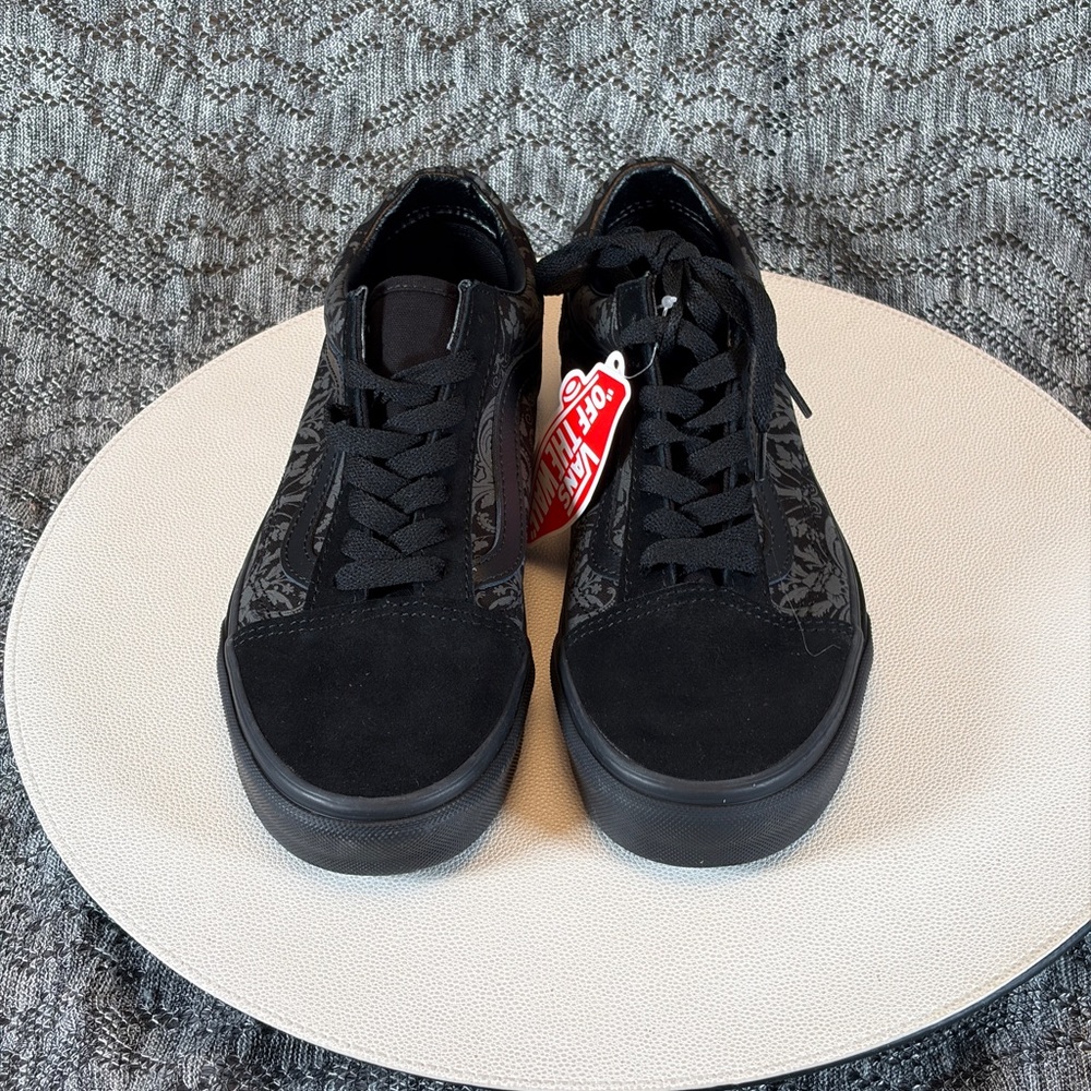 Vans Old Skool Tapestry Raven Sneakers Women's 7.5 - Picture 4 of 7